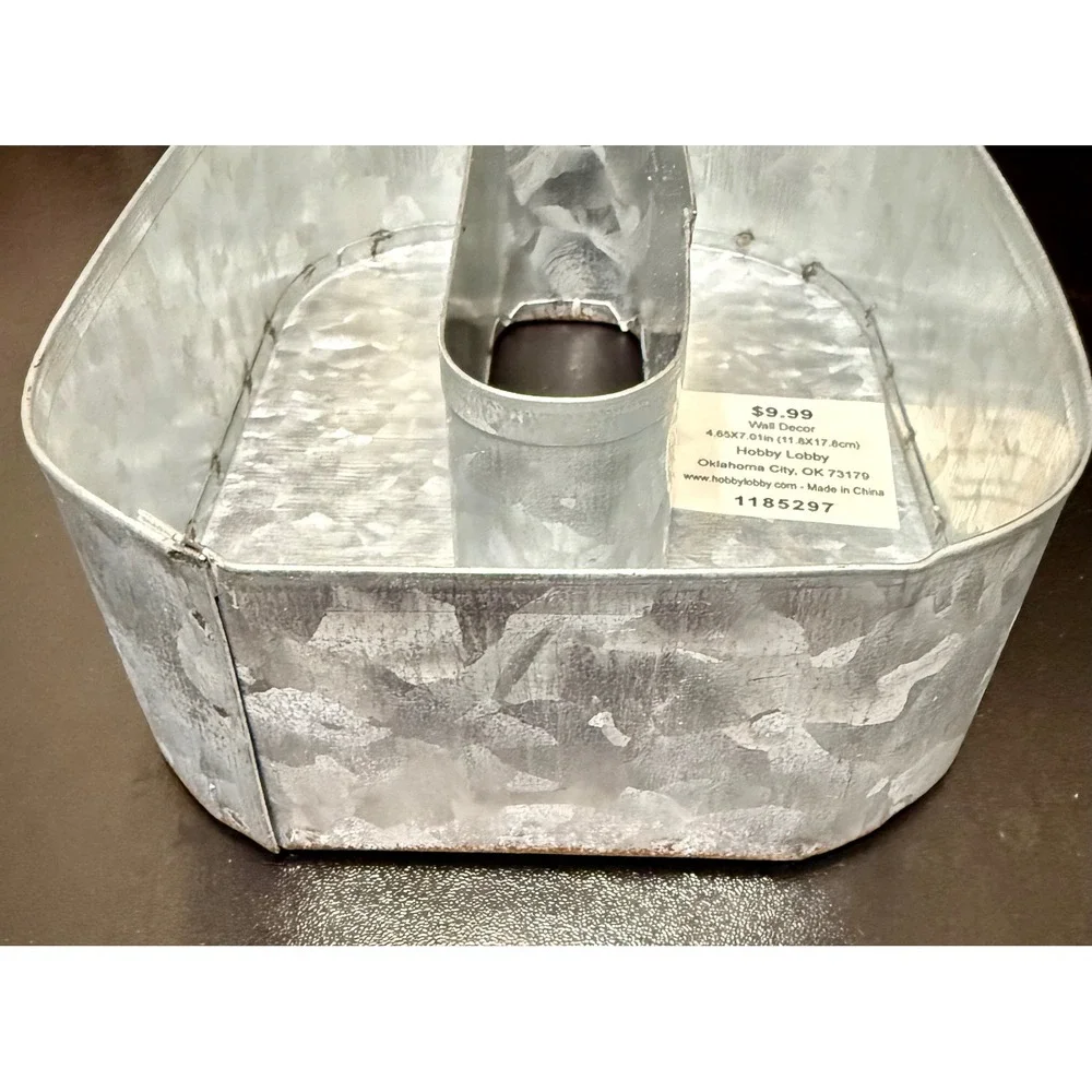 Hobby Lobby Letter O Wall Decor Silver Galvanized Metal Rustic